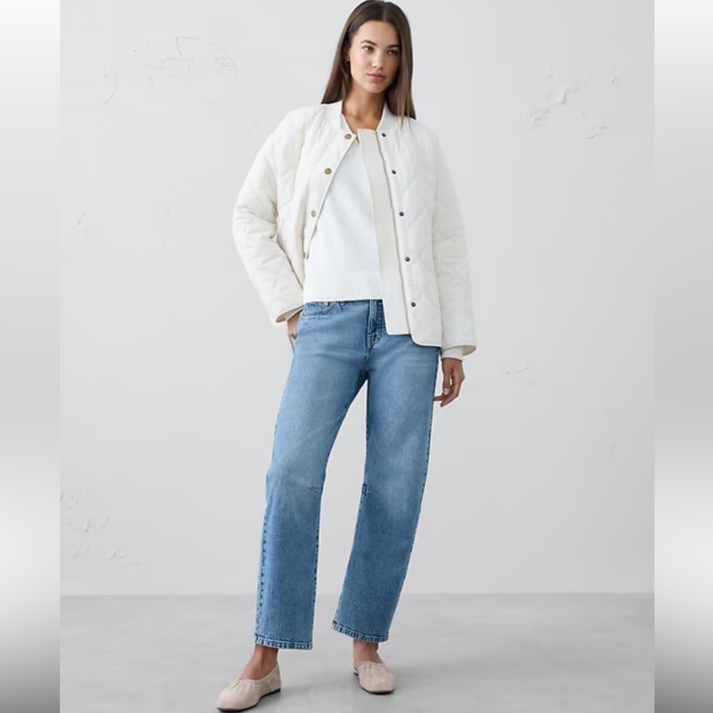 Banana Republic Mid Rise Barrel Jeans